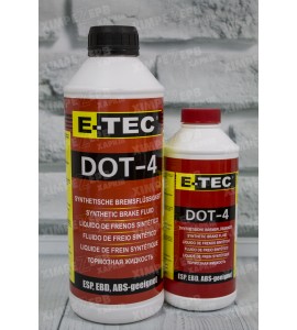 Гальмівна рідина Рось ДОТ-4  Е-ТЕС 0.5л