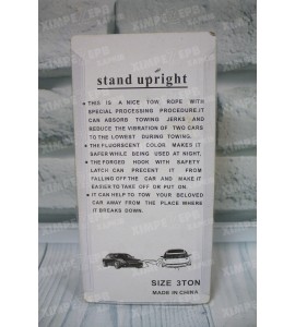 Трос буксирувальний 3т 4м (блістер)