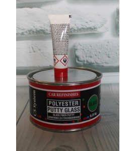 Шпаклівка CS System Glass двокомпонентна поліефірна армована скловолокном