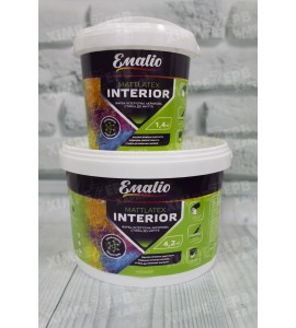 Фарба Інтер'єрна акрилова стійка до миття Emalio