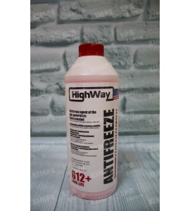 Антифриз концентрат G12+ рідина анти-замерзаюча HighWay Антифриз концентрат G12+ рідина анти-замерзаюча HighWay