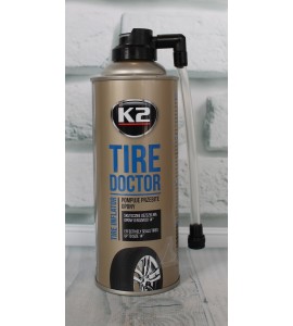 K2 Tire Doctor Швидка підкачка і вулканізація шин 400мл.