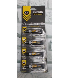 Універсальний суперклей K2 Bondix super fast, 3г, EB100