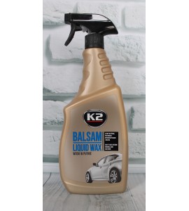 Поліроль восковий для кузова K2 Balsam Atom безбарвний тригер 700 мл K010M