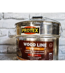 Просочувач грунтуючий Protex для захисту деревини WOOD LINE WOOD BASE Просочувач грунтуючий Protex для захисту деревини WOOD LINE WOOD BASE