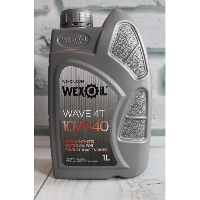 WEXOIL WAVE 4T 10W-40 1л Напівсинтетична моторна олива